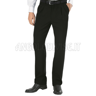 ISACCO PANTALONE UOMO NERO 100 % POLYESTER