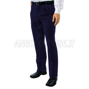 ISACCO PANTALONE UOMO BLU 100 % POLYESTER
