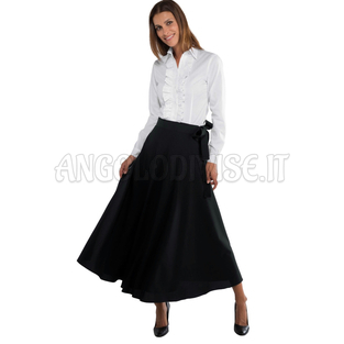 ISACCO GONNA BROADWAY NERO 100 % POLYESTER