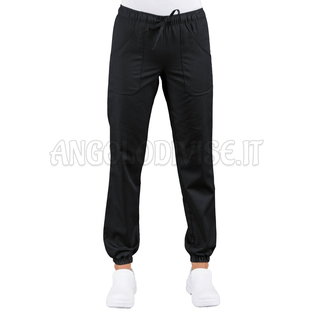 ISACCO PANTAGIAFFA NERO 65% POLYESTER  35% COTTON