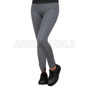 ISACCO LONG LEGGINGS GRIGIO 97% COTTON  3% SPANDEX