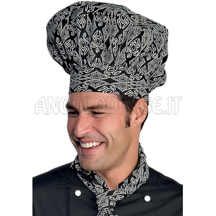 ISACCO CAPPELLO CUOCO MAORI 91 65% POLYESTER  35% COTTON