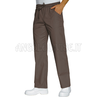 ISACCO PANTALACCIO FANGO 65% POLYESTER  35% COTTON