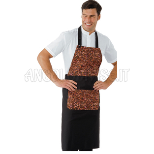 ISACCO GREMBIULE DAYTONA CM 95X95 COFFEE 65% POLYESTER  35% COTTON