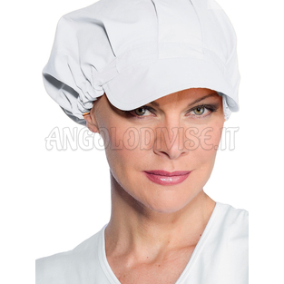 ISACCO CAPPELLO S.BITTER BIANCO 65% POLYESTER  35% COTTON