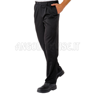 ISACCO PANTALONE LAVORO NERO 65% POLYESTER  35% COTTON