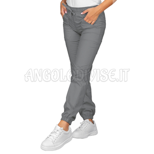 ISACCO PANTAGIAFFA GRIGIO 65% POLYESTER  35% COTTON