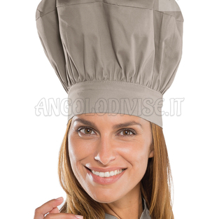 ISACCO CAPPELLO CUOCO TORTORA 65% POLYESTER  35% COTTON