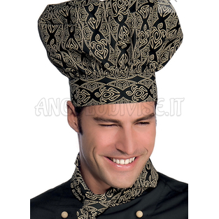 ISACCO CAPPELLO CUOCO MAORI 92 65% POLYESTER  35% COTTON