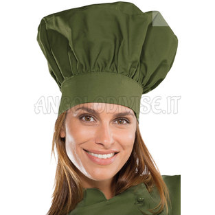ISACCO CAPPELLO CUOCO MILITARE 65% POLYESTER  35% COTTON