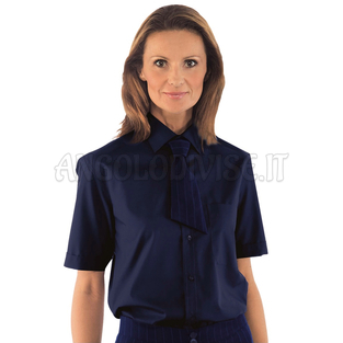 ISACCO CAMICIA UNISEX M/M BLU 65% POLYESTER  35% COTTON