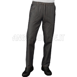 ISACCO PANTALACCIO STRETCH LIGHT BLACK JEANS 97% COTTON  3% SPANDEX