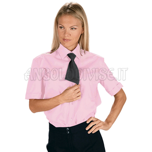 ISACCO CAMICIA UNISEX M/M ROSA 65% POLYESTER  35% COTTON