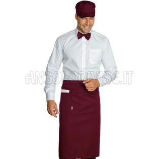 ISACCO GREMBIULE DAKAR CM 100X70 BORDEAUX 65% POLYESTER  35% COTTON