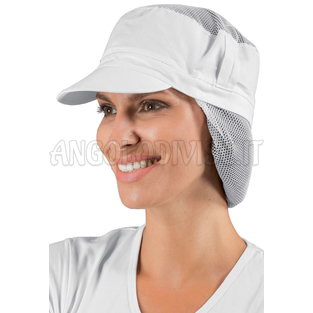 ISACCO CAPPELLO CHARLY CON RETE EXTRA BIANCO 100 % COTTON
