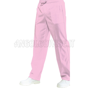 ISACCO PANTALONE C/ELASTICO ROSA 65% POLYESTER  35% COTTON