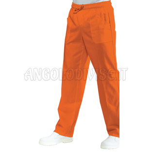ISACCO PANTALONE C/ELASTICO CORALLO 65% POLYESTER  35% COTTON