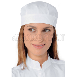 ISACCO CAPPELLO BOB BIANCO 65% POLYESTER  35% COTTON