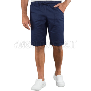ISACCO PANTALACCIO SHORT BLU 65% POLYESTER  35% COTTON