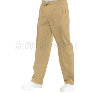 ISACCO PANTALONE C/ELASTICO BISCOTTO 65% POLYESTER  35% COTTON
