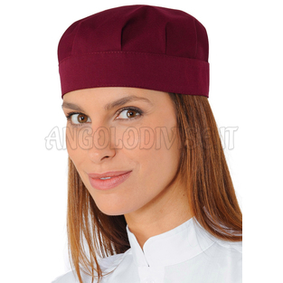 ISACCO CAPPELLO BOB BORDEAUX 65% POLYESTER  35% COTTON
