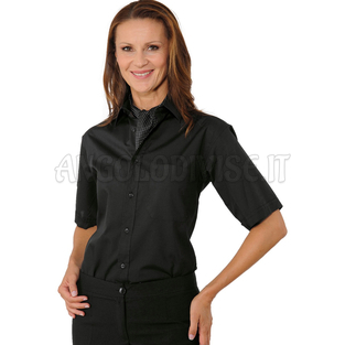 ISACCO CAMICIA UNISEX M/M NERO 65% POLYESTER  35% COTTON