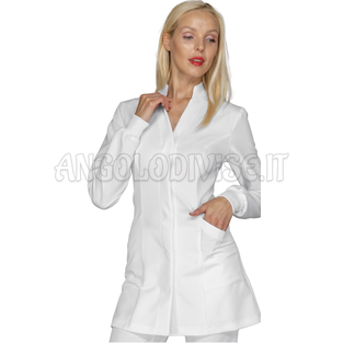 ISACCO CASACCA VERACRUZ POLSI IN MAGLIA BIANCO 65% POLYESTER  35% COTTON