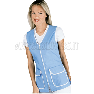 ISACCO CASACCA MARAKAIBO AZZURRA 65% POLYESTER  35% COTTON
