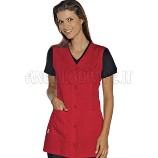 ISACCO CASACCA TROPEA ROSSO 65% POLYESTER  35% COTTON