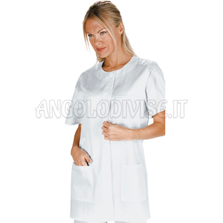 ISACCO CASACCA ALBERVILLE BIANCO 5XL 100 % COTTON