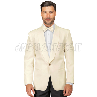 ISACCO GIACCA SCIALLE MONOPETTO CREME 100 % POLYESTER