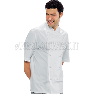 ISACCO GIACCA CUOCO LIVORNO M/M BIANCO 3XL 100 % COTTON