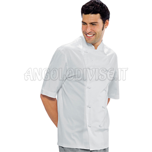 ISACCO GIACCA CUOCO LIVORNO M/M BIANCO 5XL 100 % COTTON