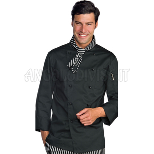 ISACCO GIACCA BLACKCHEF M/M 5XL 65% POLYESTER  35% COTTON