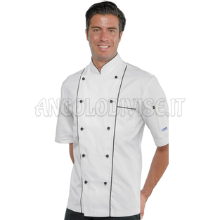 ISACCO GIACCA CUOCO GRAND CHEF MEZZA MANICA 100 % COTTON