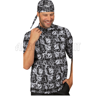 ISACCO GIACCA CUOCO BILBAO M/M SKULL 12 100 % COTTON