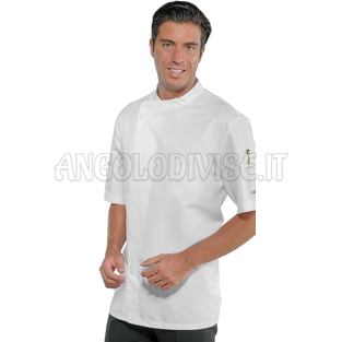 ISACCO GIACCA CUOCO YOKOHAMA MEZZA MANICA 100% POLYESTER  SUPERDRY MICROFIBRA