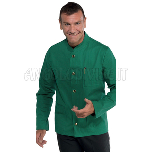 ISACCO COREANA R. VERDE/NERO 100 % COTTON