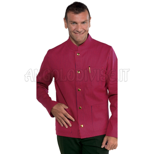 ISACCO COREANA R. ROSSO/BLU 100 % COTTON