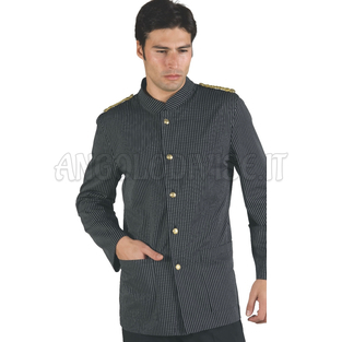 ISACCO COREANA CON TRECCE VIENNA NERO 100 % COTTON