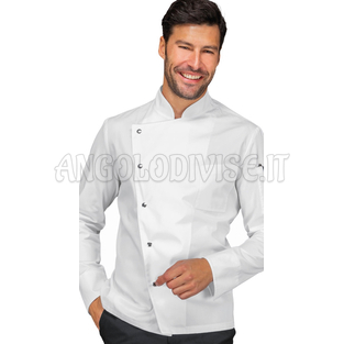 ISACCO GIACCA BELFAST BIANCO 65% POLYESTER  35% COTTON