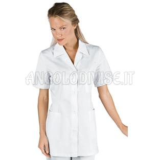 ISACCO CASACCA GINEVRA M/M  BIANCO 100 % COTTON