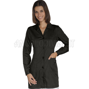 ISACCO CASACCA MARBELLA NERO 65% POLYESTER  35% COTTON
