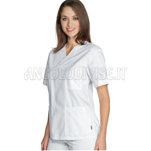 ISACCO CASACCA KOBE CON RETE BIANCO UNISEX 65% POLYESTER  35% COTTON