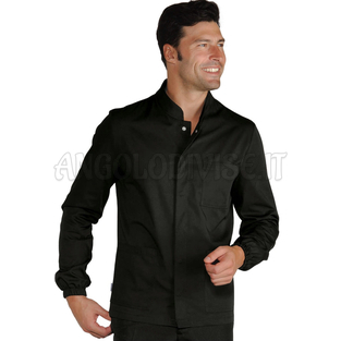 ISACCO CASACCA CORFU' NERO 65% POLYESTER  35% COTTON