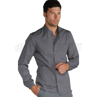 ISACCO CASACCA CORFU' GRIGIO 65% POLYESTER  35% COTTON