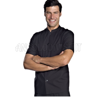 ISACCO COREANA LAVORO NERO 65% POLYESTER  35% COTTON
