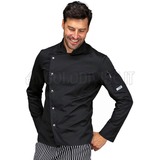 ISACCO GIACCA BELFAST NERO 65% POLYESTER  35% COTTON