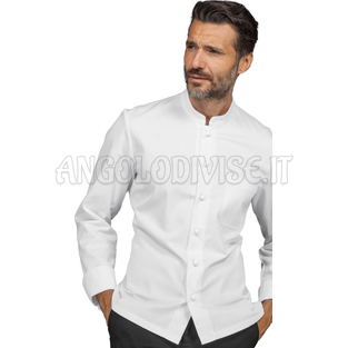 ISACCO GIACCA KOEN BIANCO 65% POLYESTER  35% COTTON
