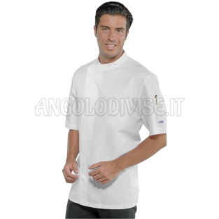 ISACCO GIACCA BILBAO M/M BIANCO 65% POLYESTER  35% COTTON